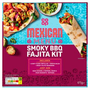 Co-op Mexican Menu Smoky BBQ Fajita Kit 475g