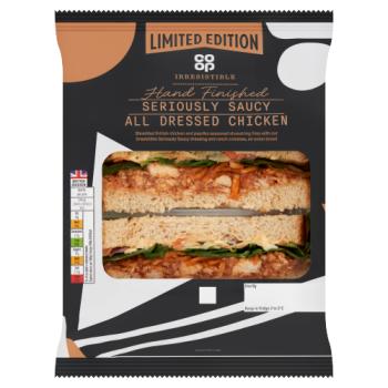 Co-op Irresistible Limited Edition Seriously Saucy All Dressed Chicken