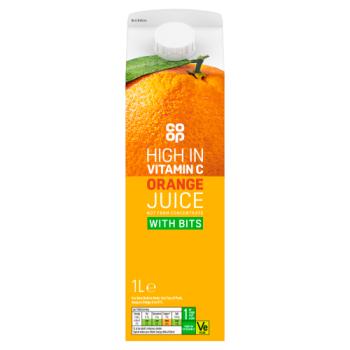 Co-op Orange Juice with Bits 1L