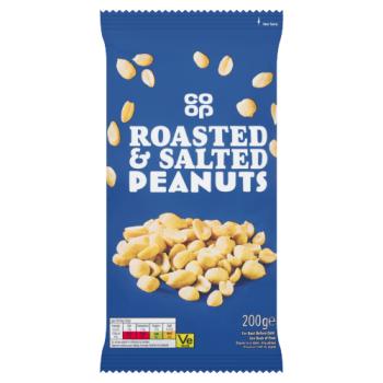 Co-op Roasted & Salted Peanuts 200g