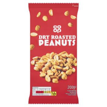 Co-op Dry Roasted Peanuts 200g