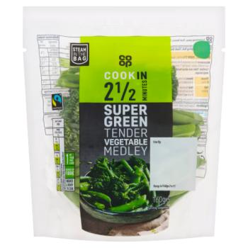 Co-op Super Green Tender Vegetable Medley 160g