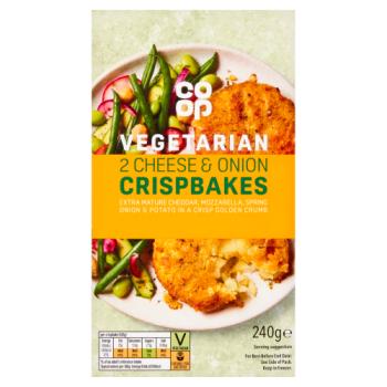 Co-op 2 Cheese & Onion Crispbakes 240g