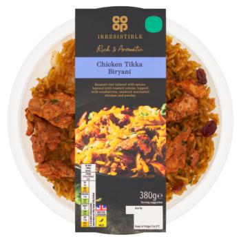 Co-op Irresistible Chicken Tikka Biryani 380g