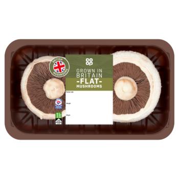 Co-op Flat Mushrooms 250g