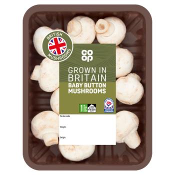 Co-op  Baby Button Mushrooms 200g