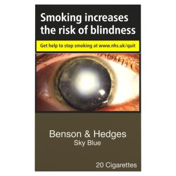Benson & Hedges 20 Cigarettes Sky Blue 