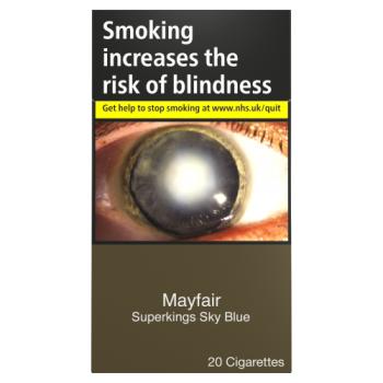 Mayfair Sky Blue Superkings 20 Cigarettes
