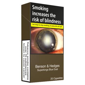 Benson & Hedges Superkings Blue Dual 20 Cigarettes
