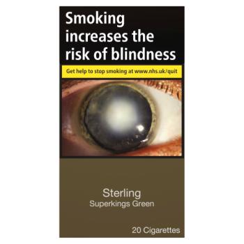 Sterling 20 Cigarettes Superkings Green