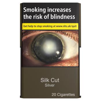 Silk Cut 20 Cigarettes Silver 