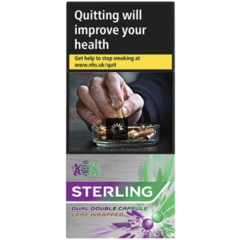 Sterling Dual Double Capsule Leaf Wrapped 10s PM £6.75 