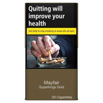 Mayfair 20 Gold Superkings Cigarettes