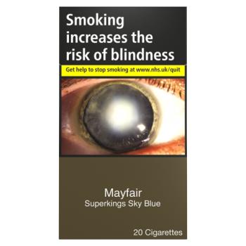 Mayfair 20 Cigarettes Superkings Sky Blue 