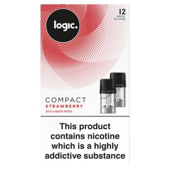 Logic Compact 2 E-liquid Pods Strawberry 12mg