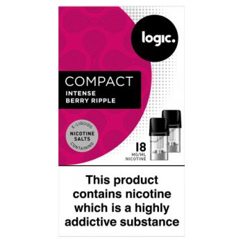 Logic Compact 2 E-liquid Pods Intense Berry Ripple 18mg
