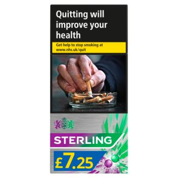Sterling Dual Double Cap Leaf Wrap Berry Menthol