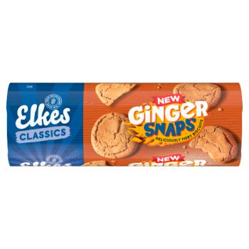 Elkes Classics Ginger Snaps Deliciously Fiery Biscuits 300g
