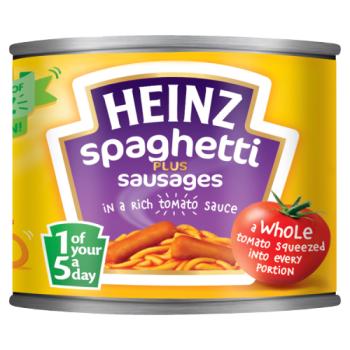 Heinz Spaghetti & Sausages 200g