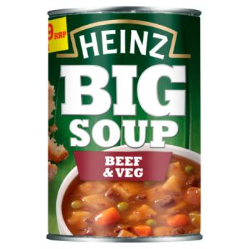 Heinz Big Soup Beef & Veg 400g