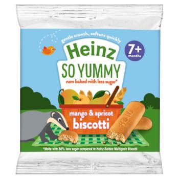 Heinz So Yummy Mango & Apricot Biscotti 7+ Months 60g