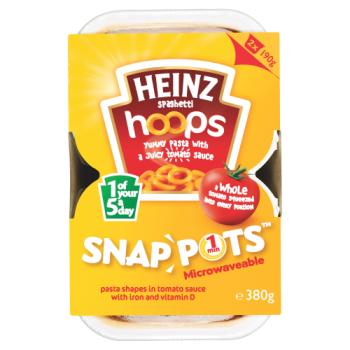 HEINZ Hoops Snap Pots 2 x 190g (380g)