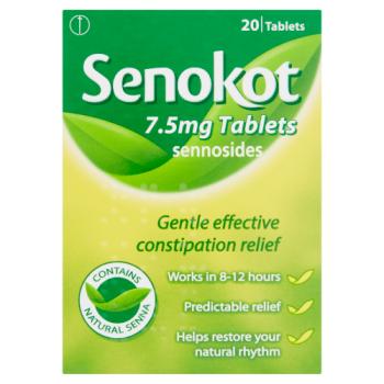 Senokot 7.5mg Tablets 20 Tablets