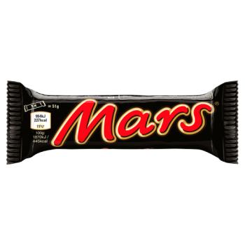 Mars Nougat Bar with Caramel Covered with Milk Chocolate 51 g