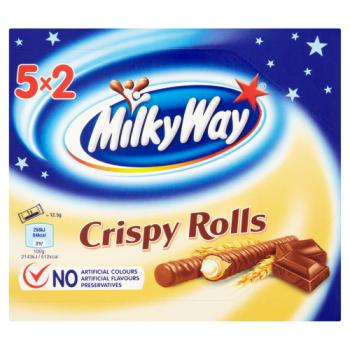 Milky Way Crispy Rolls Chocolate Multipack 5 X 25g