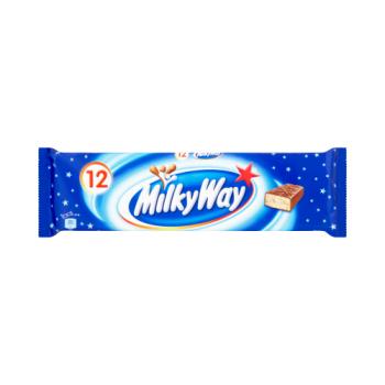Milky Way Nougat & Milk Chocolate Snack Bars Multipack 12 x 21.5g