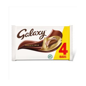 Galaxy Smooth Milk Chocolate Bars Multipack 4 x 42g