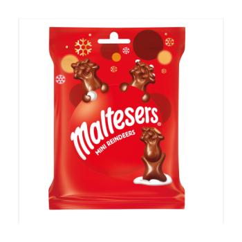 Maltesers Reindeer Chocolate Christmas Mini Treats Bag 59g

