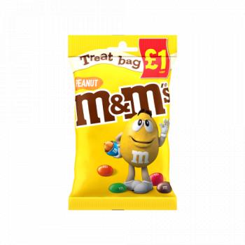 M&M's Crunchy Peanut & Milk Chocolate Bites Treat Bag 82g PMP £1