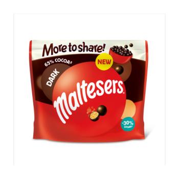 Maltesers Dark Chocolate & Honeycomb 65% Cocoa Sharing Pouch Bag 163g