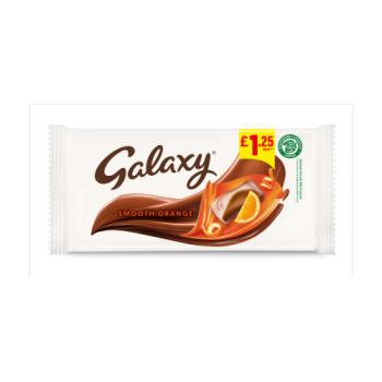 Galaxy Orange Milk Chocolate Block Bar 110g