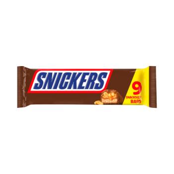 Snickers Chocolate Snack Size Bars Multipack 9 x 35.5g