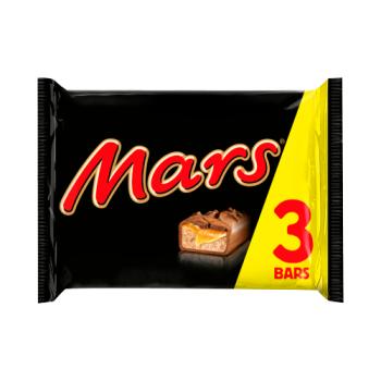Mars Caramel, Nougat & Milk Chocolate Snack Bars Multipack 3x39.4g