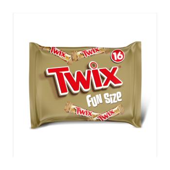 Twix Chocolate Biscuit Bars with Caramel Bag Fun Size Chocolates Multipack 333g