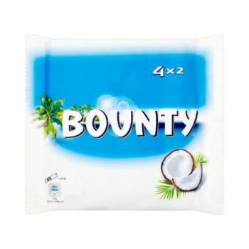 Bounty Coconut & Milk Chocolate Snack Bars Multipack 4x57g
