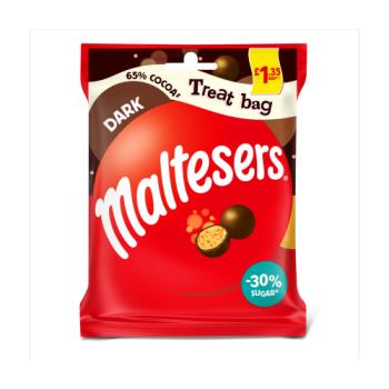 Maltesers Dark Chocolate & Honeycomb 65% Cocoa Treat Bag £1.35 PMP 59g