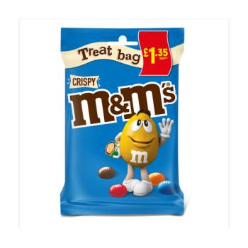 M&M's Crispy Milk Chocolate Bites Treat Bag £1.35 PMP 77g
