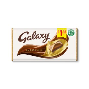Galaxy Smooth Milk Chocolate Block Bar £1.35 PMP 100g