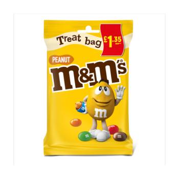 M&M's Crunchy Peanut & Milk Chocolate Bites Treat Bag £1.35 PMP 82g
