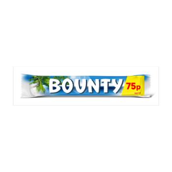 Bounty Coconut & Milk Chocolate Snack Bar £0.75 PMP Duo 57g

