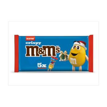 M&M's Multipack Crispy Chocolate Santa 5 x 29g