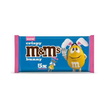 M&M's Crispy Multipack Chocolate Easter Bunny 5 x 29g

