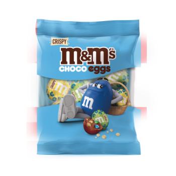 M&M's Crispy Milk Chocolate Chocolate Easter Mini Eggs Bag 72g