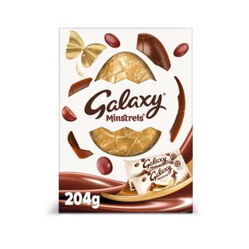 Galaxy Minstrels Milk Chocolate Large Easter Egg 204g