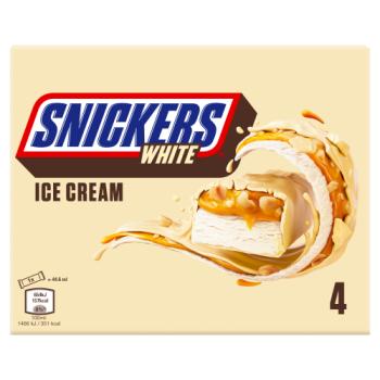 Snickers White Ice Cream 4 x 44.6ml (178.4ml)