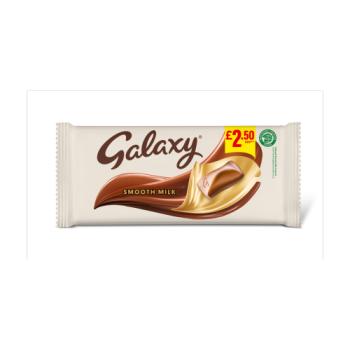 Galaxy Smooth Milk Chocolate Block Sharing Bar 180g £2.50 PMP